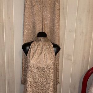 J. Crew Gold Lace Set